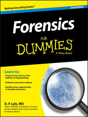 cover image of Forensics for Dummies